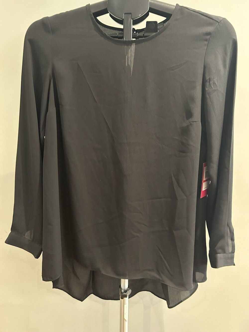 NWT Vince Camuto Black Blouse Women's size XS